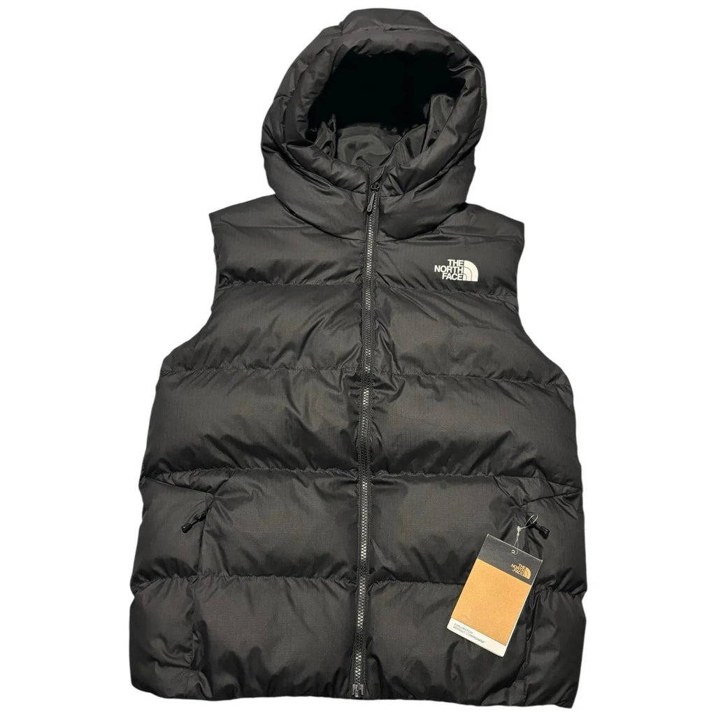 Men's Black Padded Hooded Gilet Jacket by The North Face