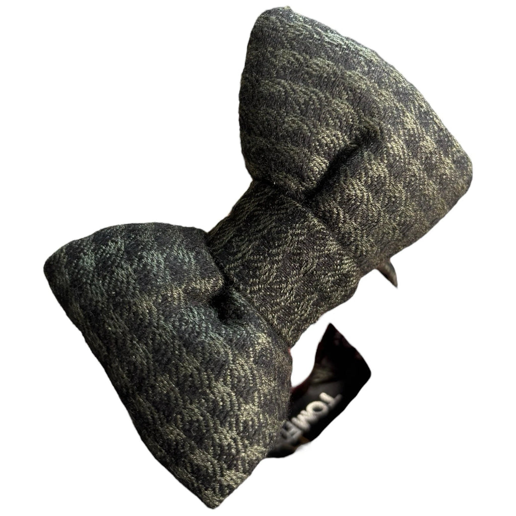 Men's Black Silk Wool Bow Tie by Tom Ford