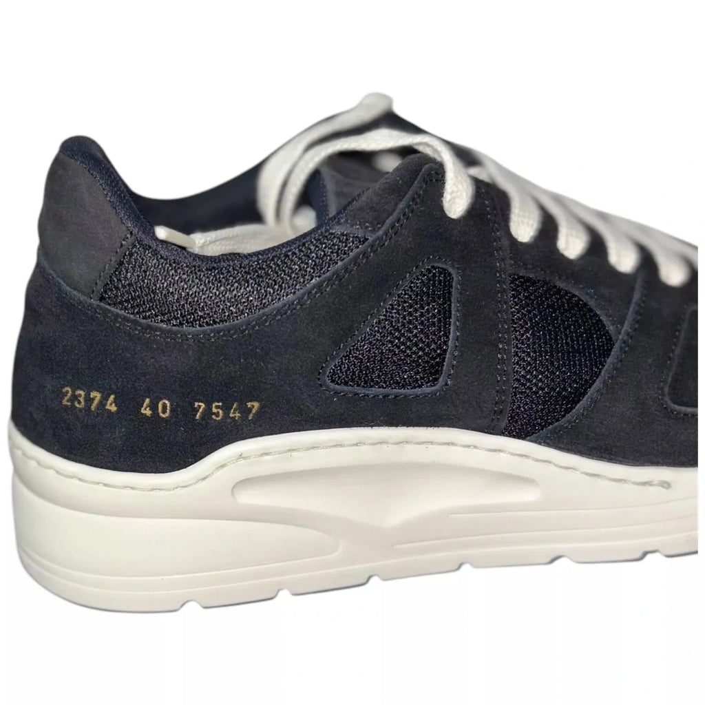 Men's Black Suede Common Projects Cross Trainers