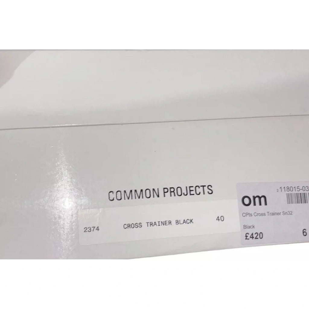 Men's Black Suede Common Projects Cross Trainers
