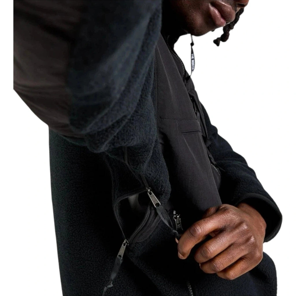 Men's Black The North Face Denali Full Zip Fleece Jacket
