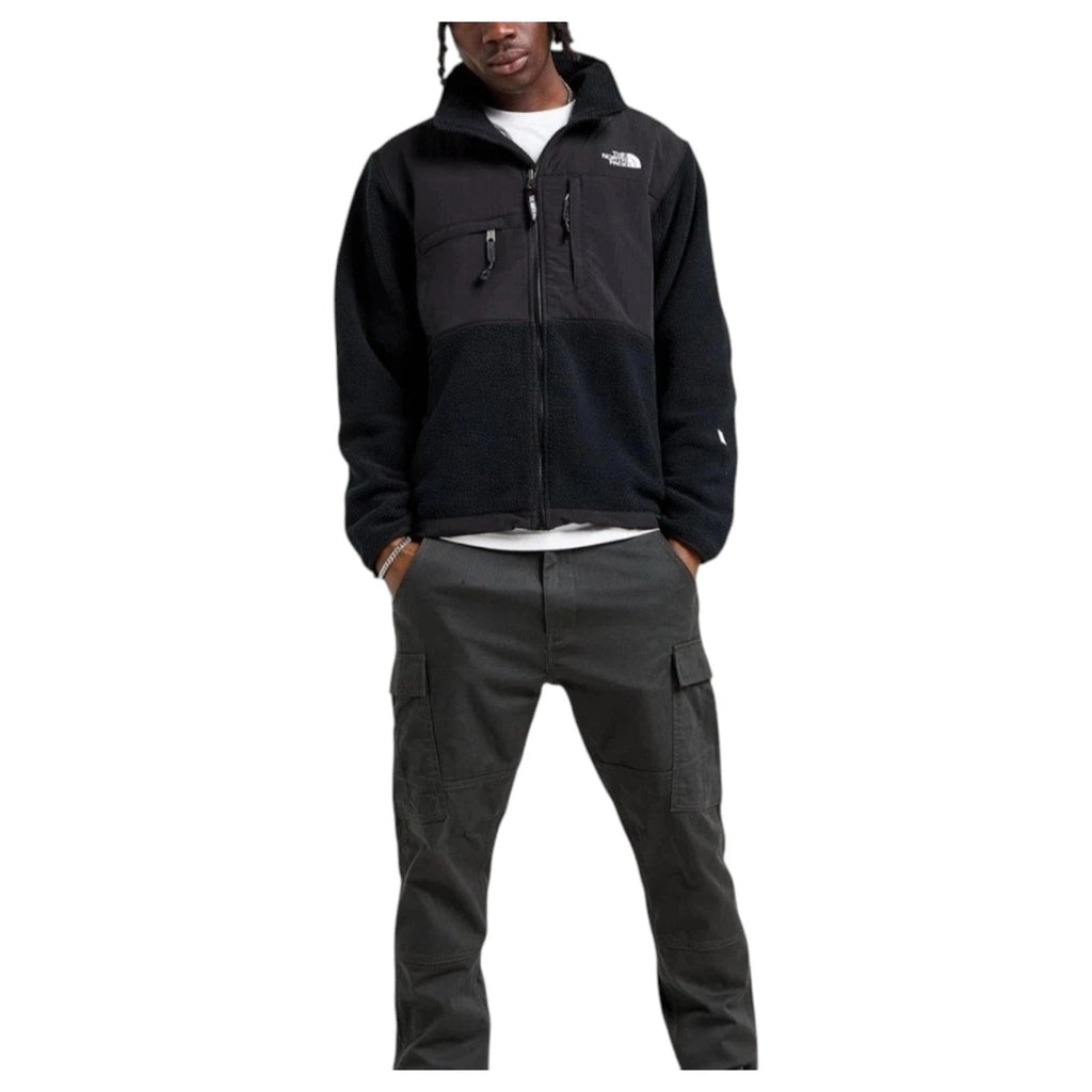 Men's Black The North Face Denali Full Zip Fleece Jacket