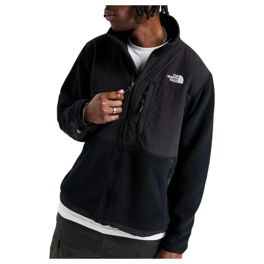 Men's Black The North Face Denali Full Zip Fleece Jacket