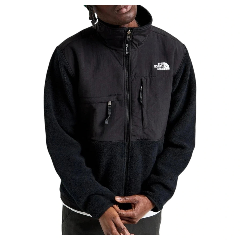 Men's Black The North Face Denali Full Zip Fleece Jacket