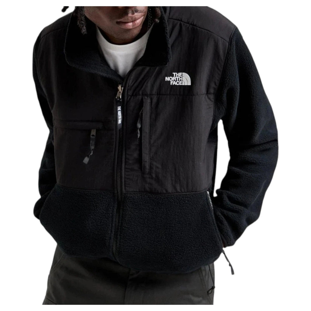 Men's Black The North Face Denali Full Zip Fleece Jacket