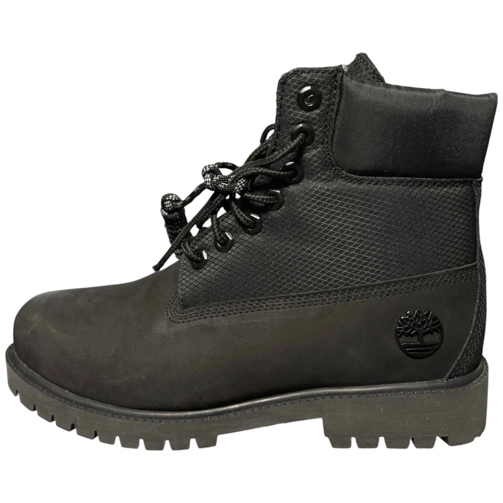 Men's Black Timberland Premium 6 Inch Waterproof Boots
