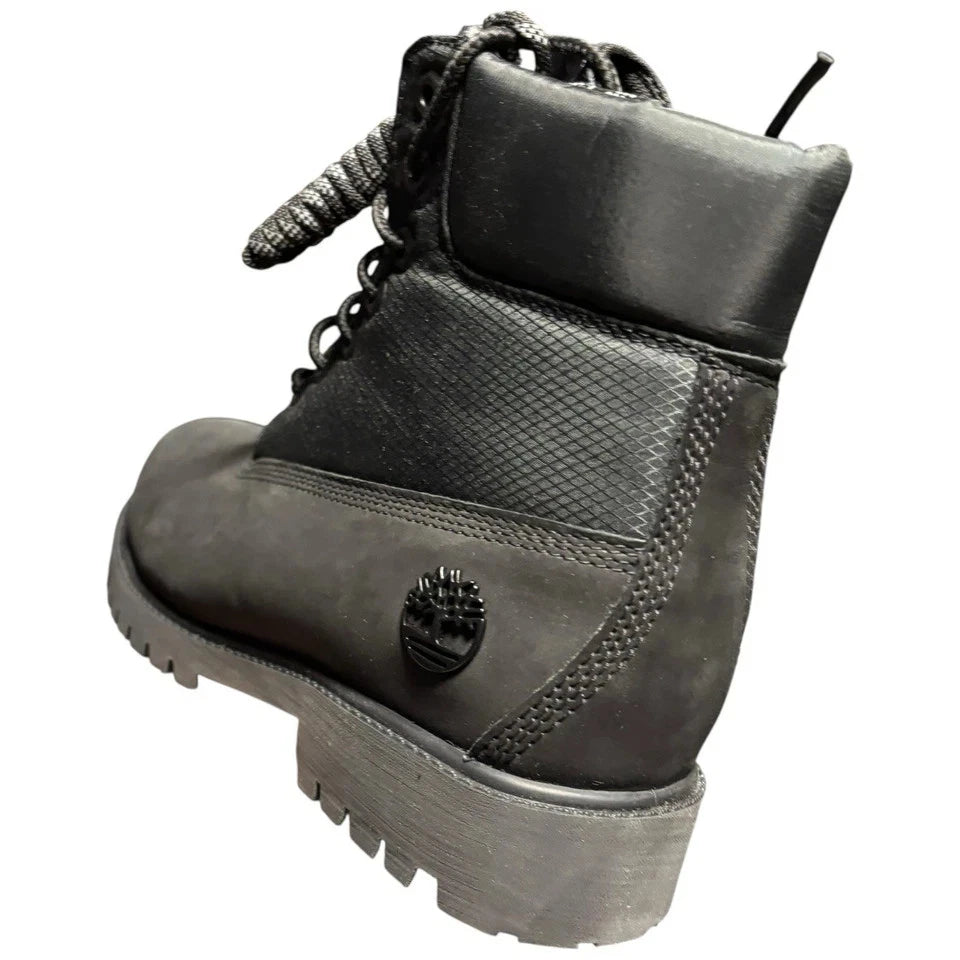 Men's Black Timberland Premium 6 Inch Waterproof Boots