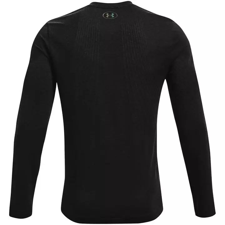 Men's Black Under Armour Rush Seamless Training Top