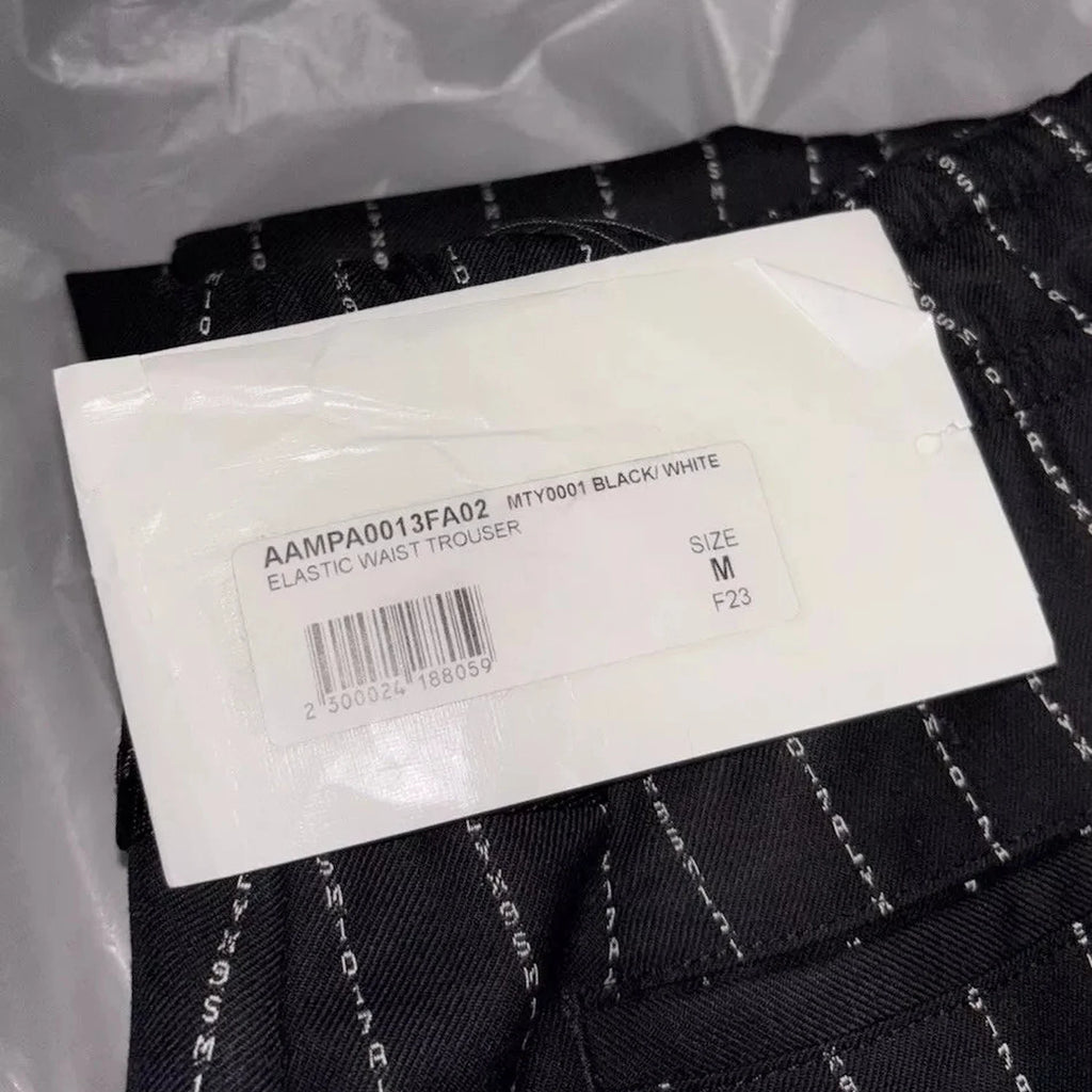 Men's Black Wool Smart Trousers by Alyx