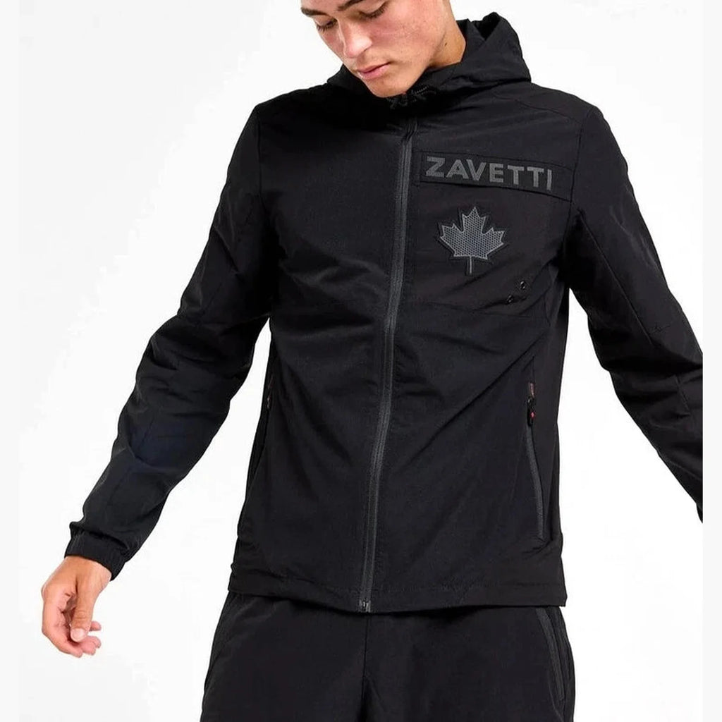 Men's Black Zavetti Canada Giotto Windrunner Jacket