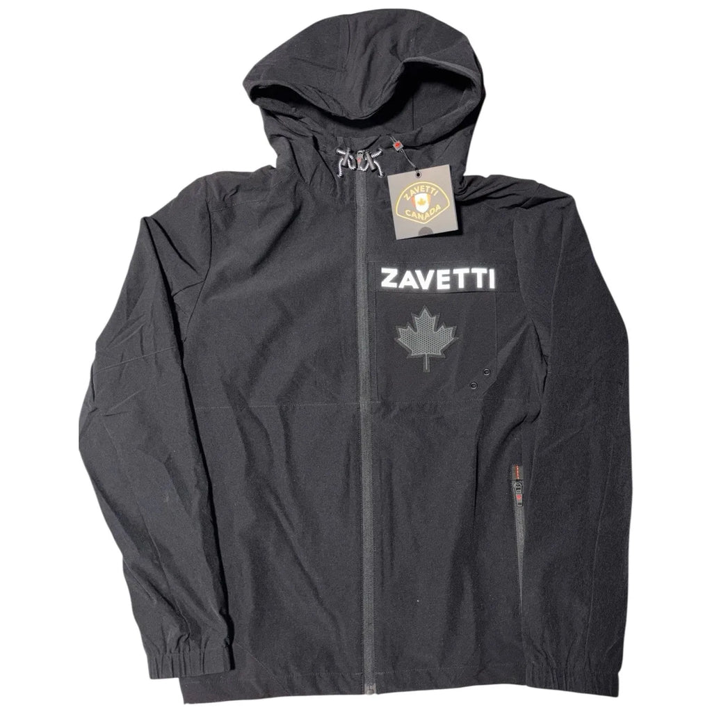 Men's Black Zavetti Canada Giotto Windrunner Jacket