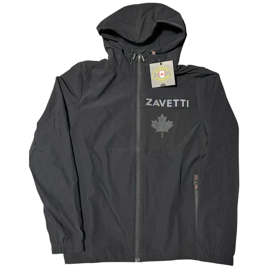 Men's Black Zavetti Canada Giotto Windrunner Jacket