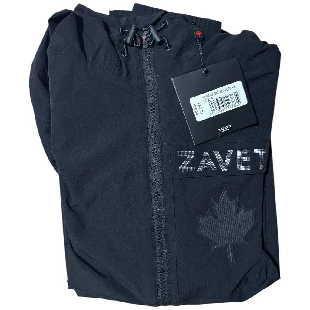 Men's Black Zavetti Canada Giotto Windrunner Jacket