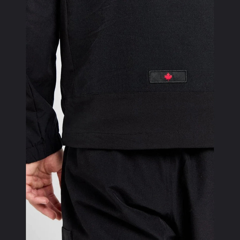 Men's Black Zavetti Canada Giotto Windrunner Jacket