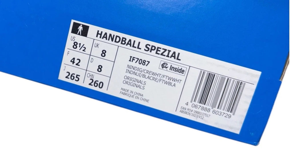 Men's Blue Adidas Handball Spezial Trainers Shoes