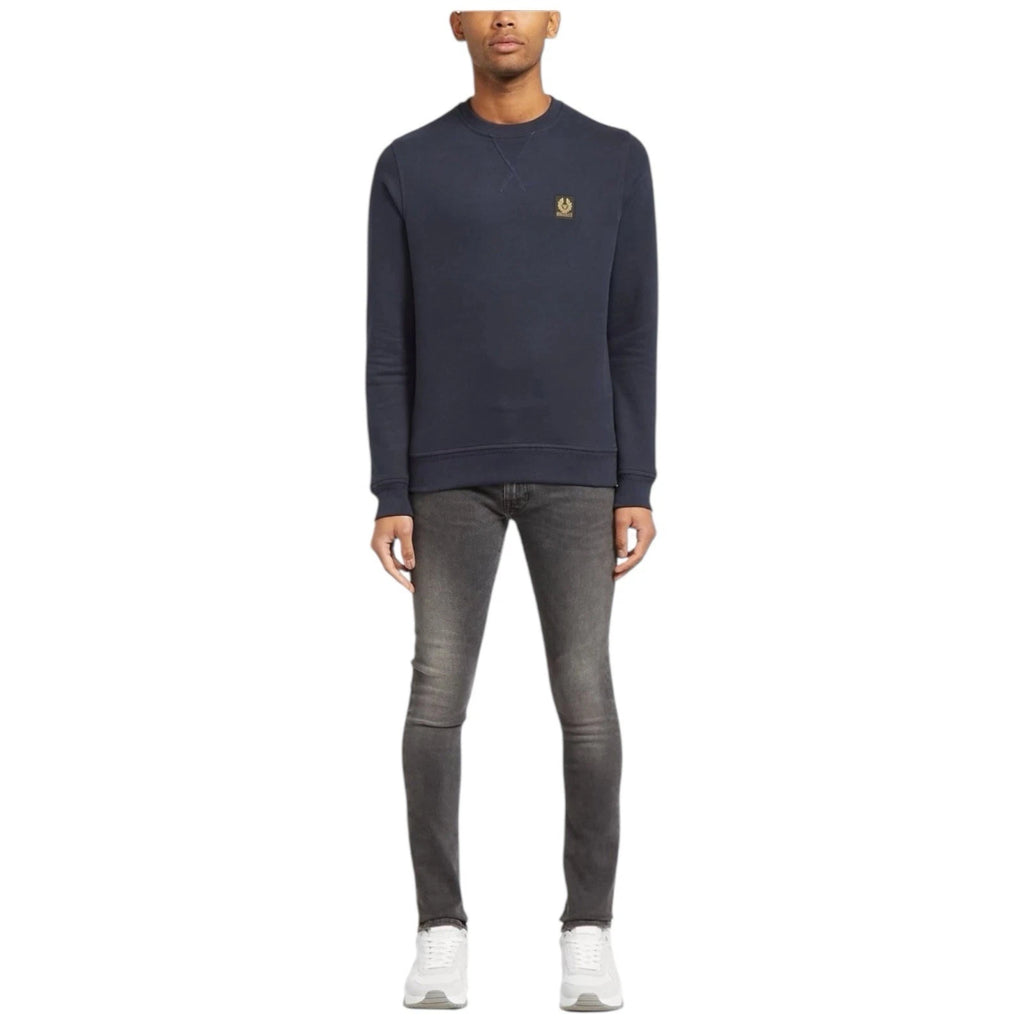 Men's Blue Belstaff Crewneck Sweatshirt