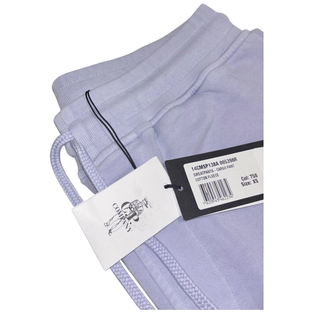 Men's Blue C.P. Company Diagonal Raised Fleece Cargo Sweatpants