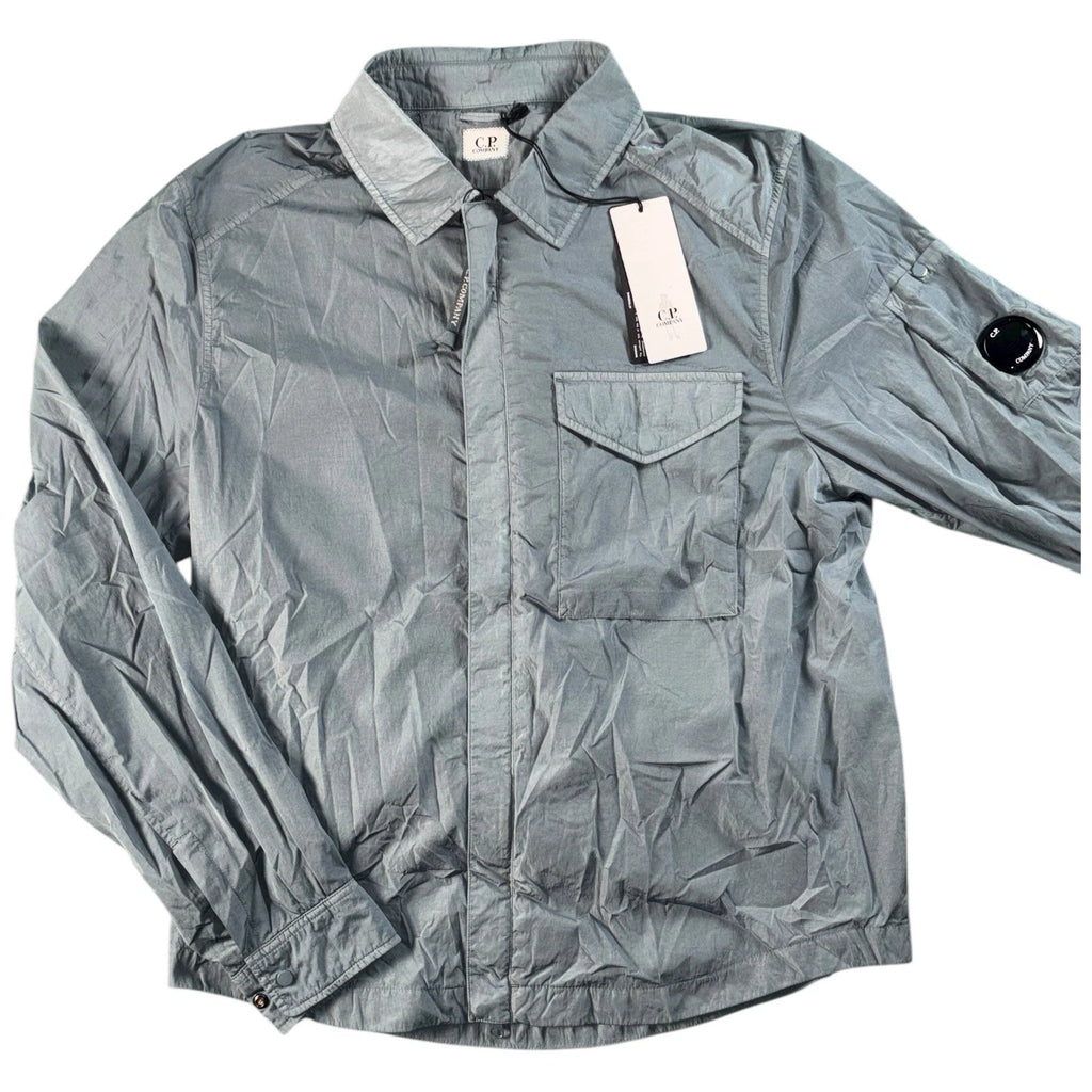 Men's Blue CP Company Chrome-R Pocket Overshirt
