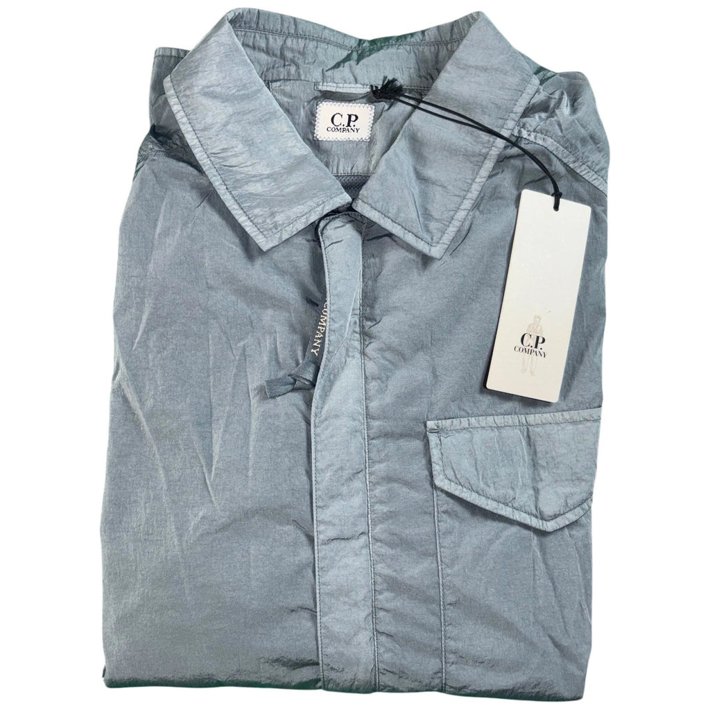 Men's Blue CP Company Chrome-R Pocket Overshirt
