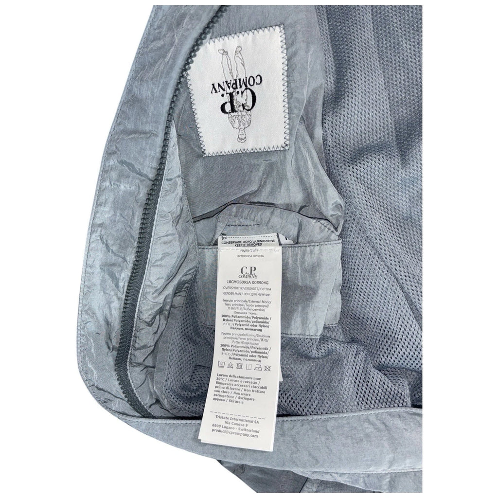 Men's Blue CP Company Chrome-R Pocket Overshirt