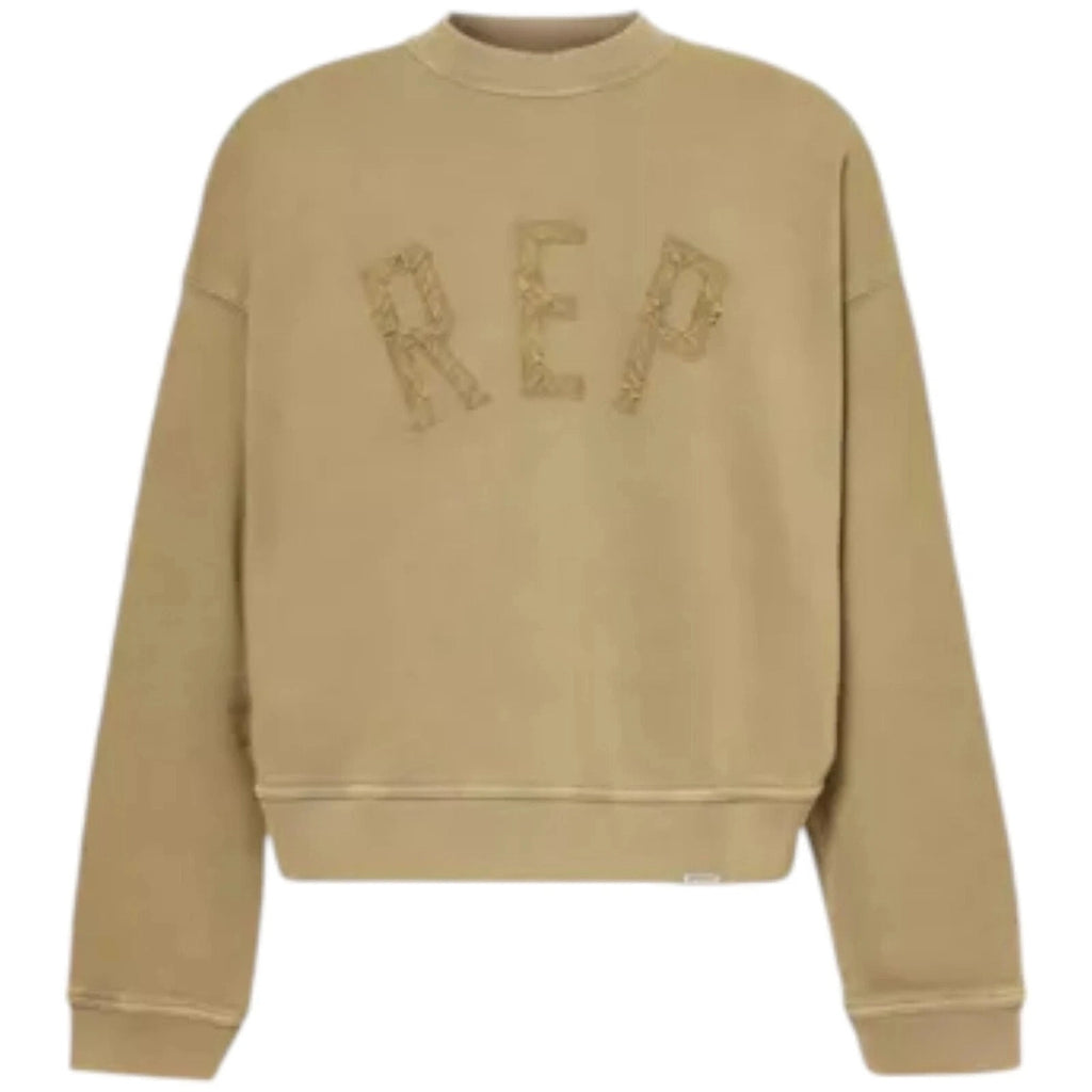 Represent Oatmeal Cotton Jersey Sweatshirt