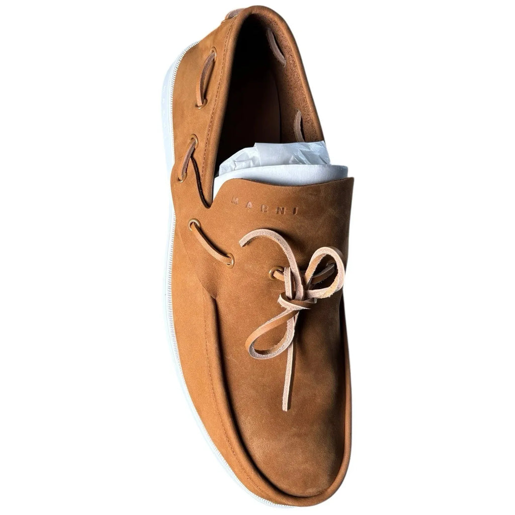 Marni Men's Brown Moccasin Loafers