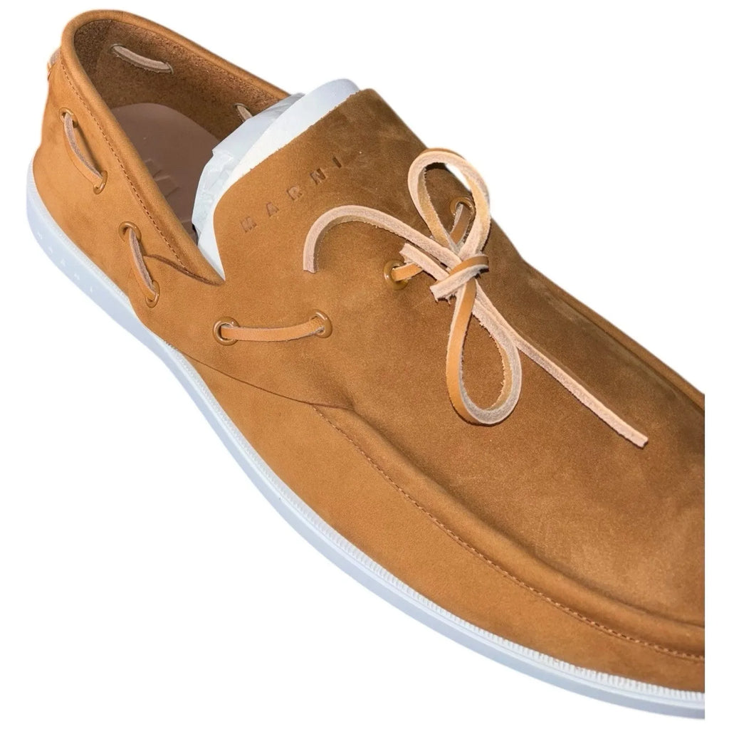 Marni Men's Brown Moccasin Loafers