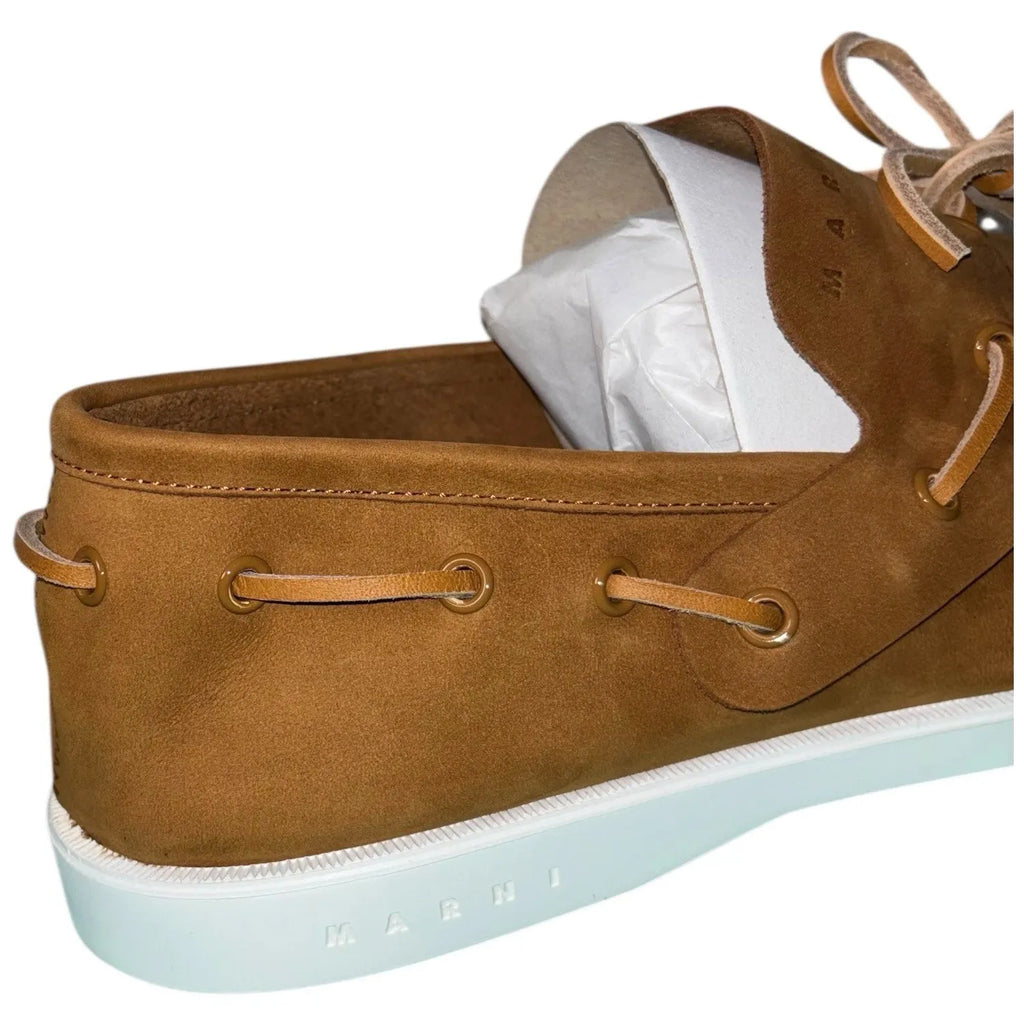 Marni Men's Brown Moccasin Loafers