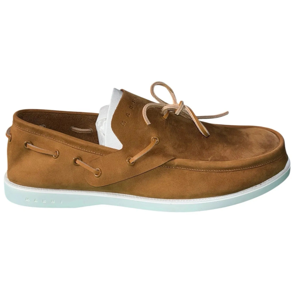 Marni Men's Brown Moccasin Loafers
