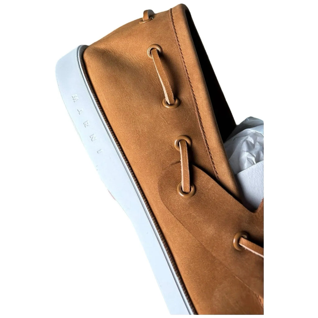 Marni Men's Brown Moccasin Loafers