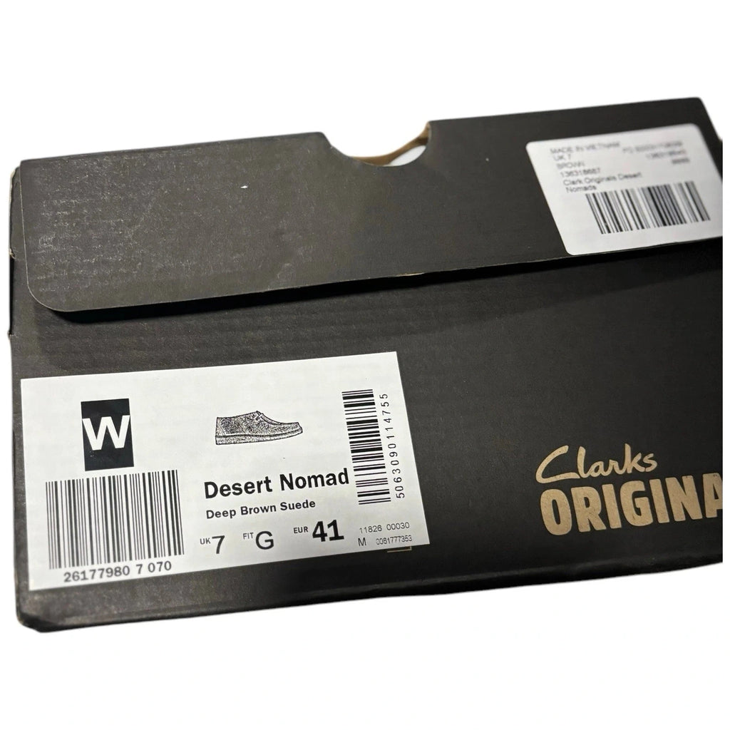 Clarks Men's Brown Suede Desert Boots