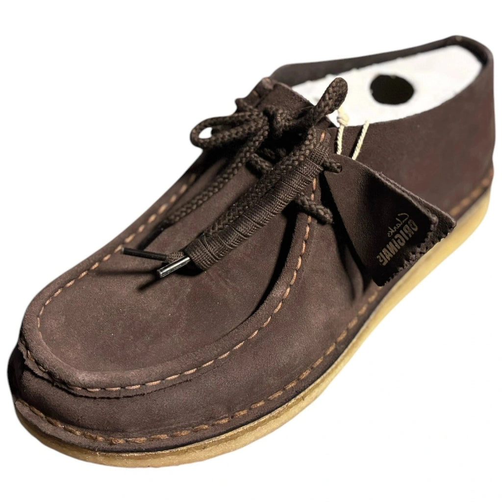 Clarks Men's Brown Suede Desert Boots