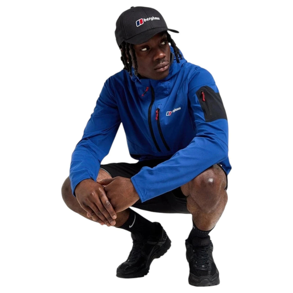 Men's Dark Blue Hooded Berghaus Theran Jacket