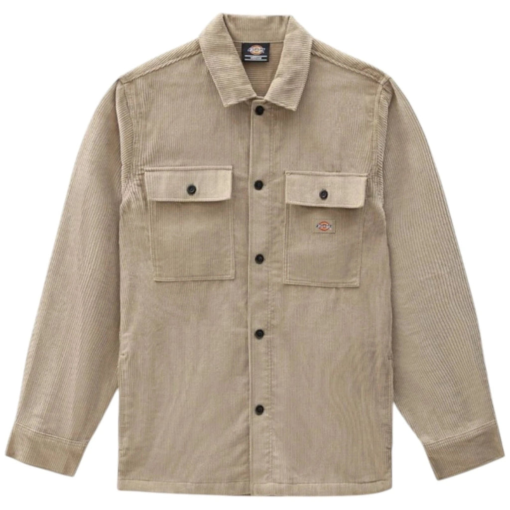 Men's Dickies Corduroy Shirt Cotton Button Up