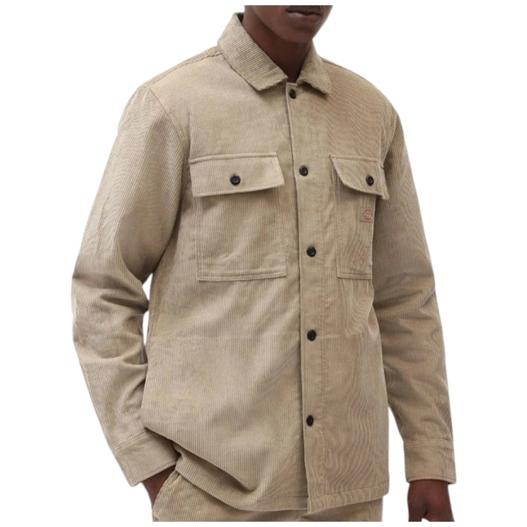 Men's Dickies Corduroy Shirt Cotton Button Up