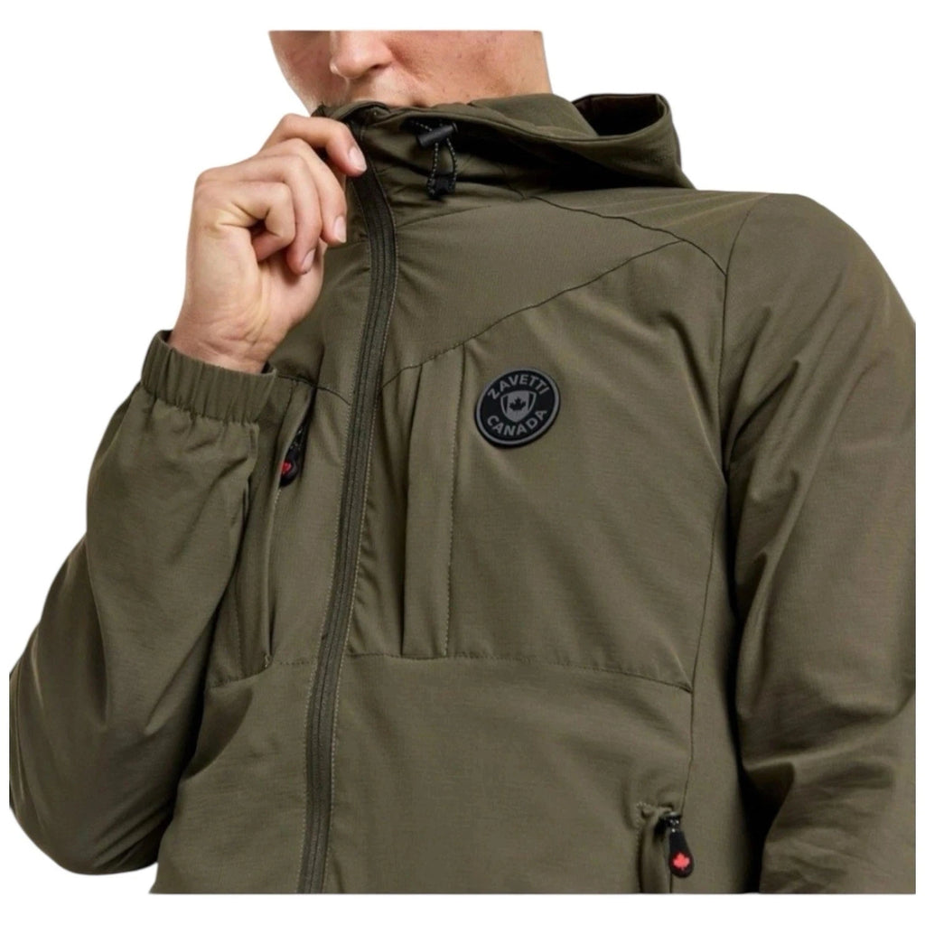 Men's Green Zavetti Canada Dentero Light Jacket