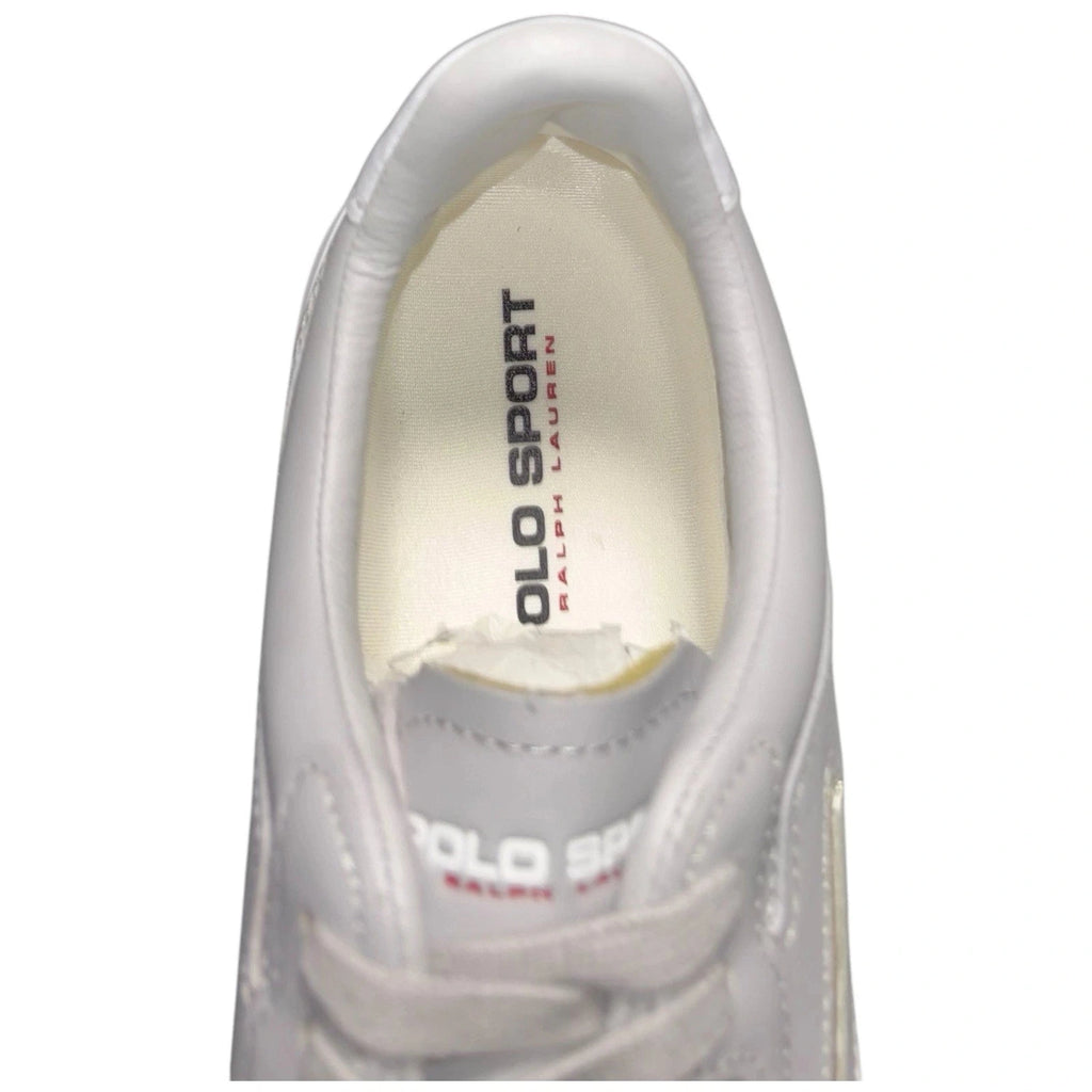 Men's Grey Ralph Lauren PS300 Trainers Leather