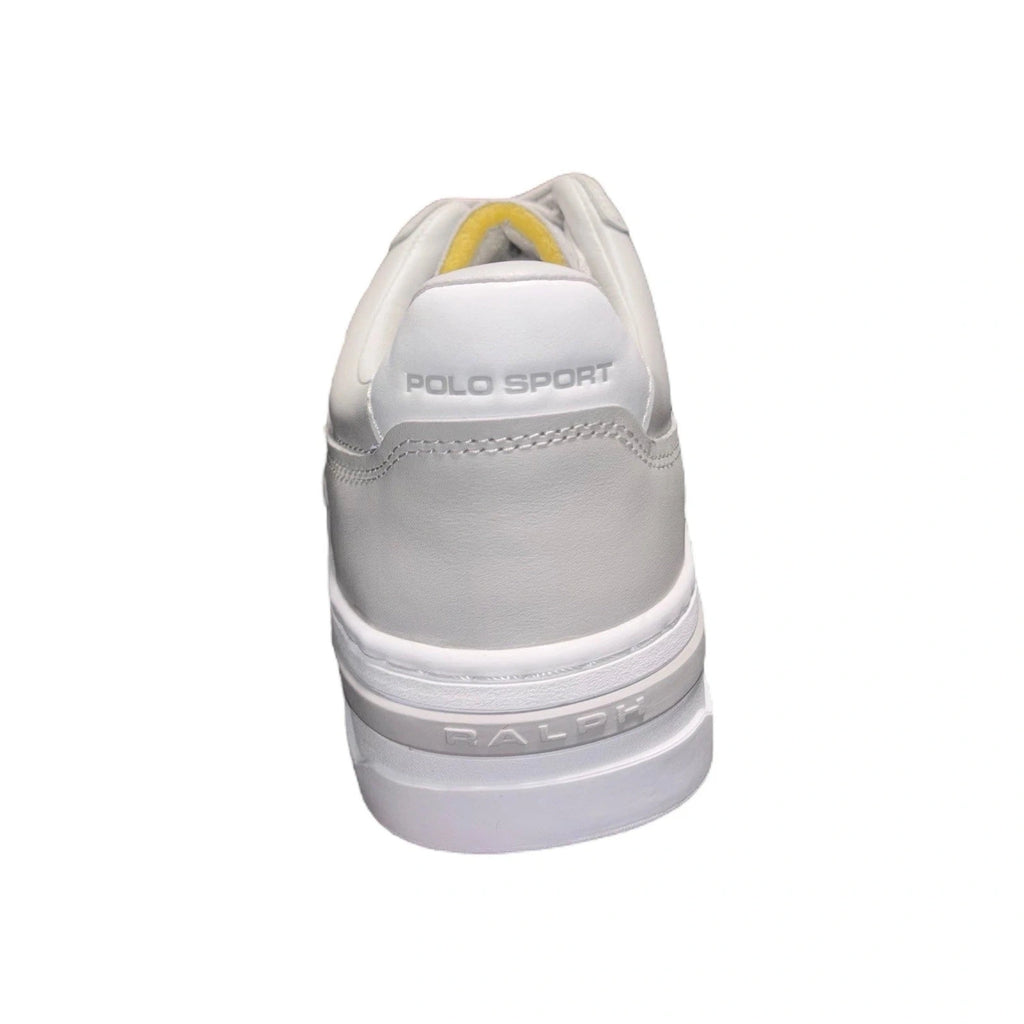 Men's Grey Ralph Lauren PS300 Trainers Leather