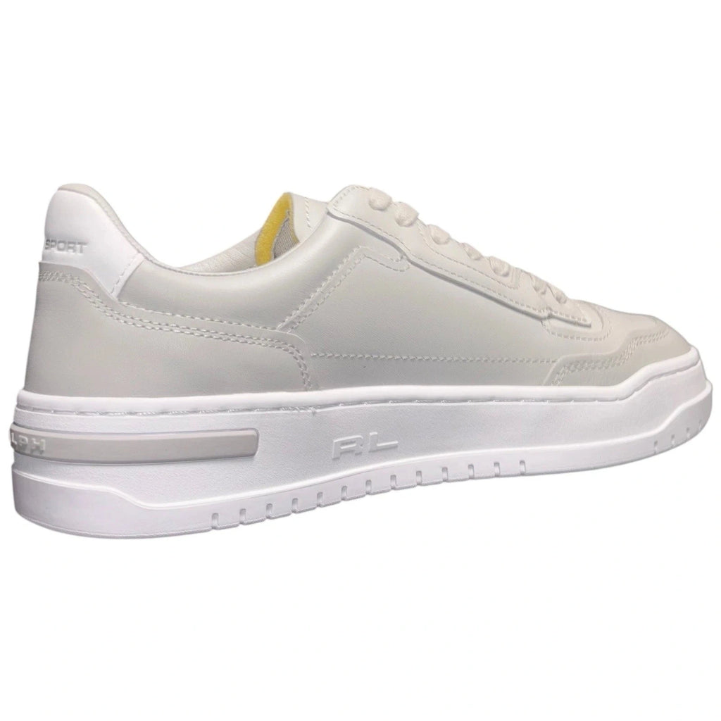 Men's Grey Ralph Lauren PS300 Trainers Leather