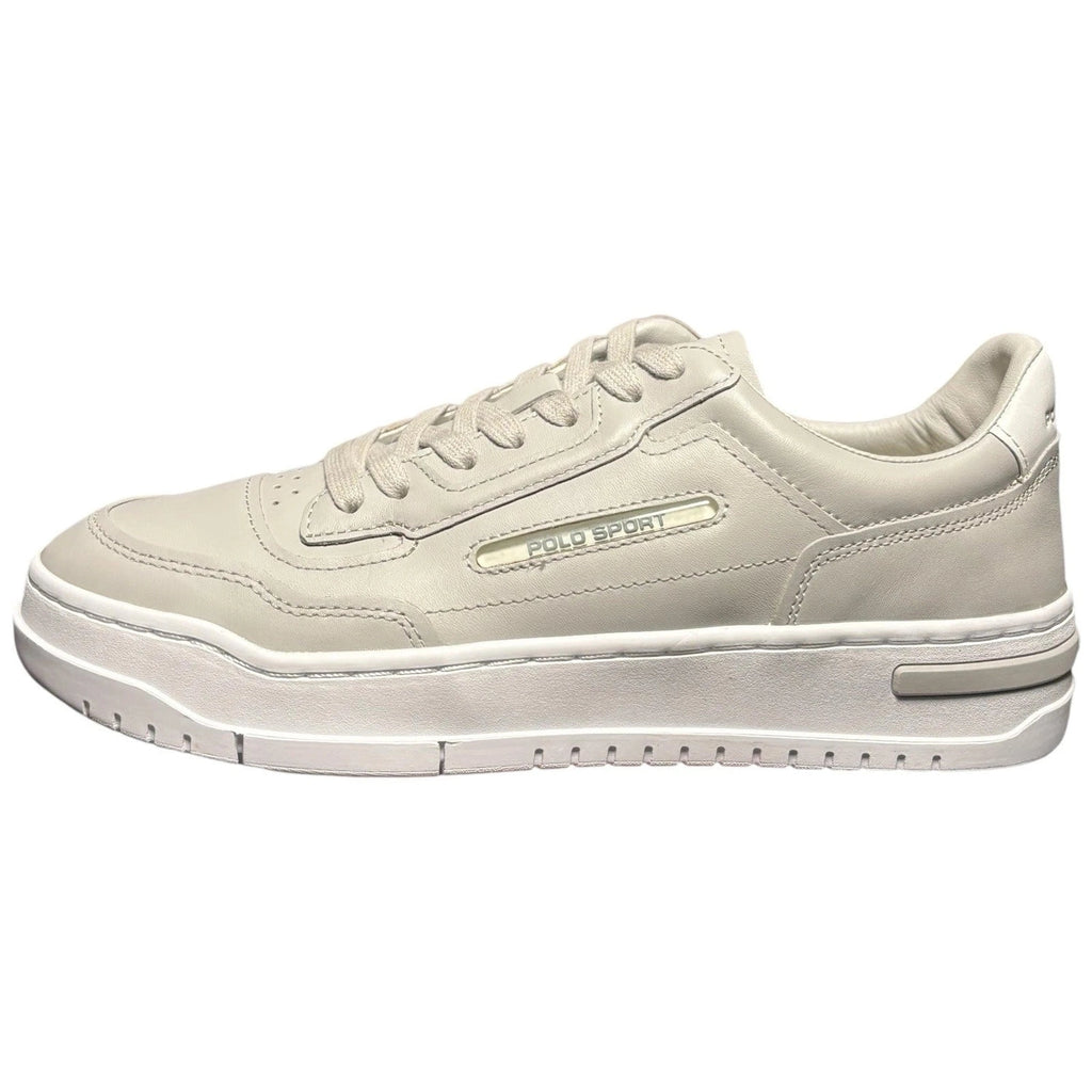 Men's Grey Ralph Lauren PS300 Trainers Leather