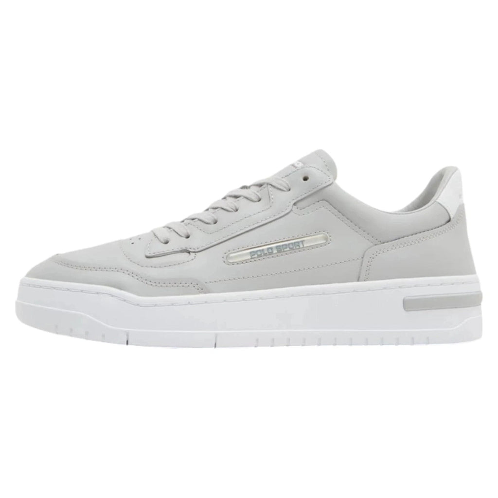 Men's Grey Ralph Lauren PS300 Trainers Leather
