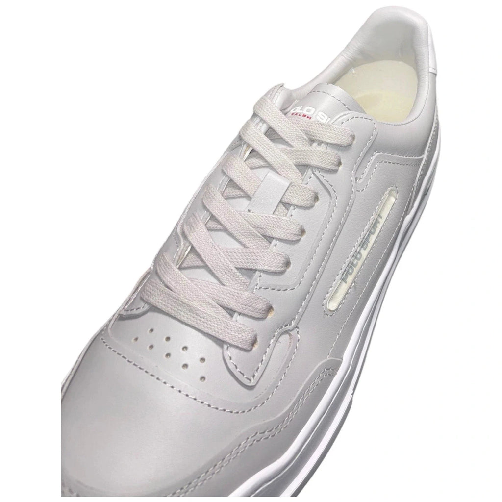 Men's Grey Ralph Lauren PS300 Trainers Leather