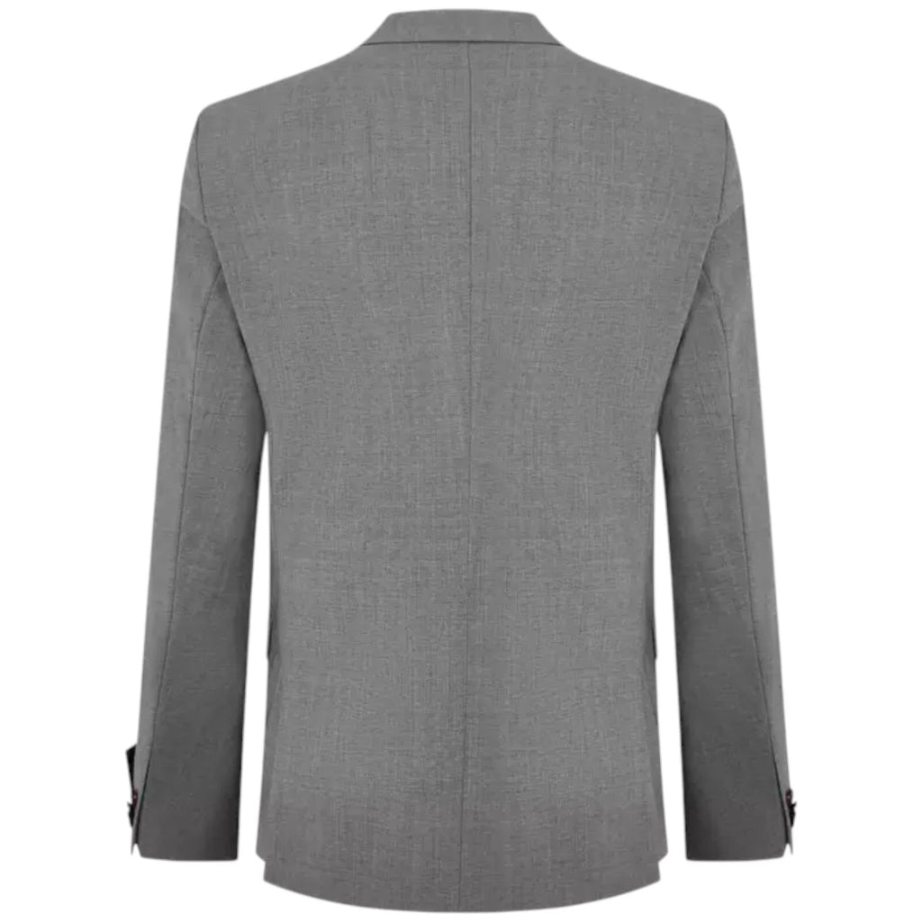 Hugo Men's Grey Slim Fit Suit Jacket