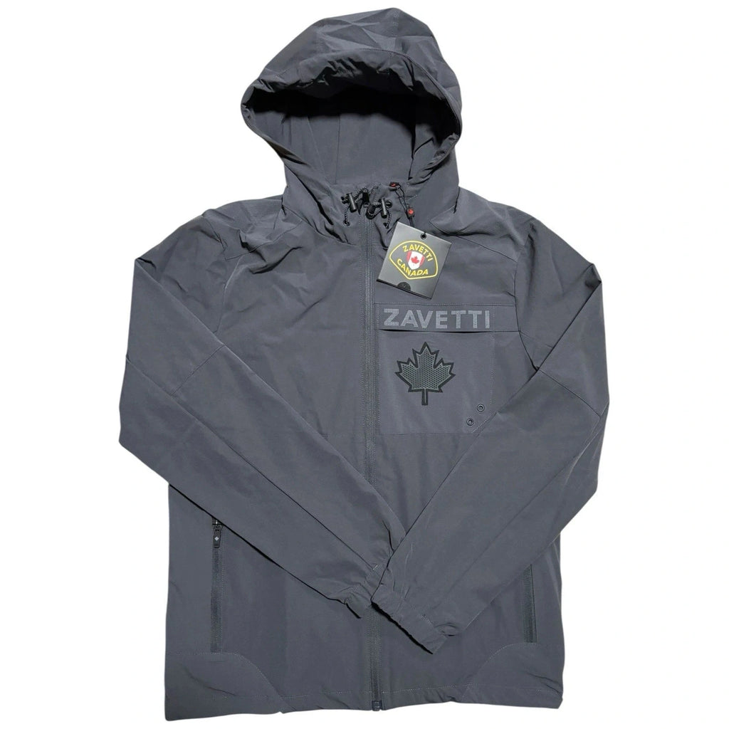Men's Grey Zavetti Canada Giotto Windrunner Jacket