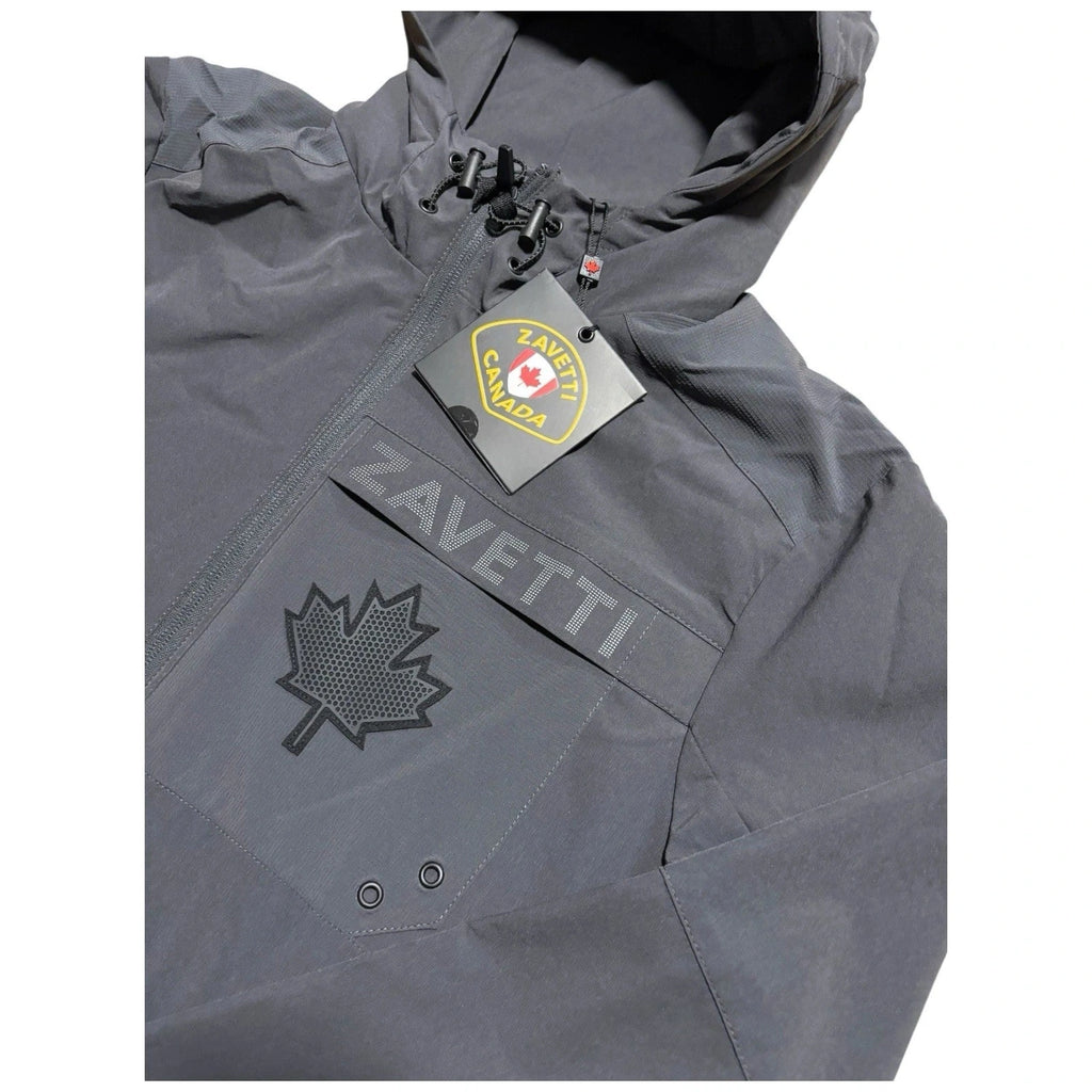 Men's Grey Zavetti Canada Giotto Windrunner Jacket