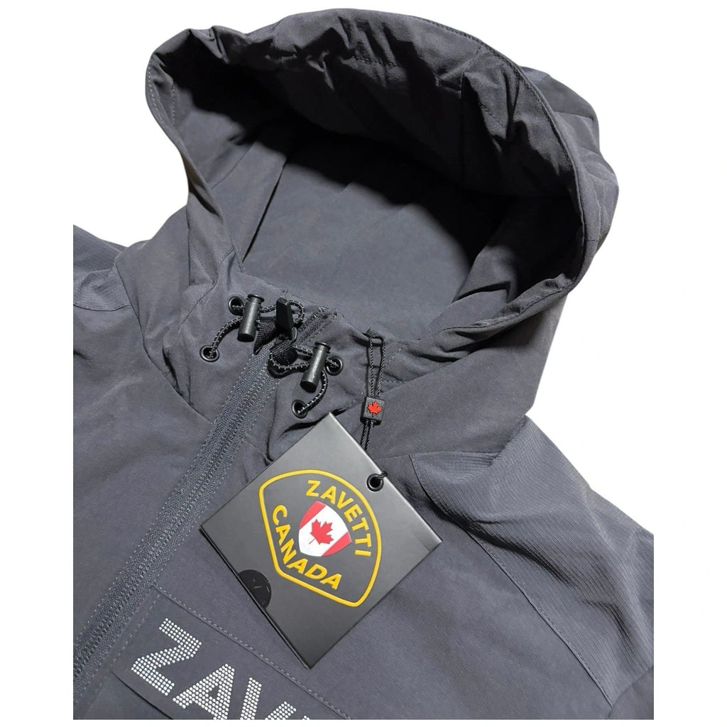 Men's Grey Zavetti Canada Giotto Windrunner Jacket