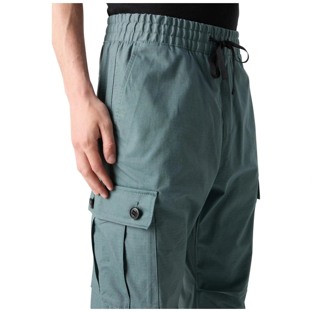 Men's HUGO Cargo Trousers in Khaki Dark Green