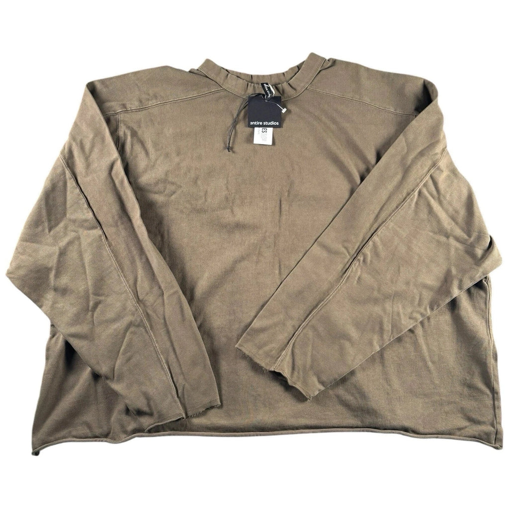 Entire StudiosMen's Heavy Long Sleeve Shirt Military Green