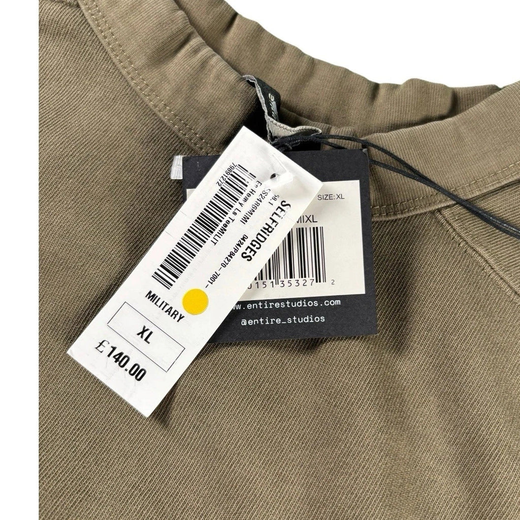 Entire StudiosMen's Heavy Long Sleeve Shirt Military Green