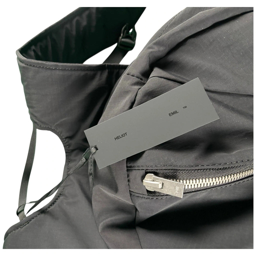 Men's Heliot Emil Black Strap Backpack
